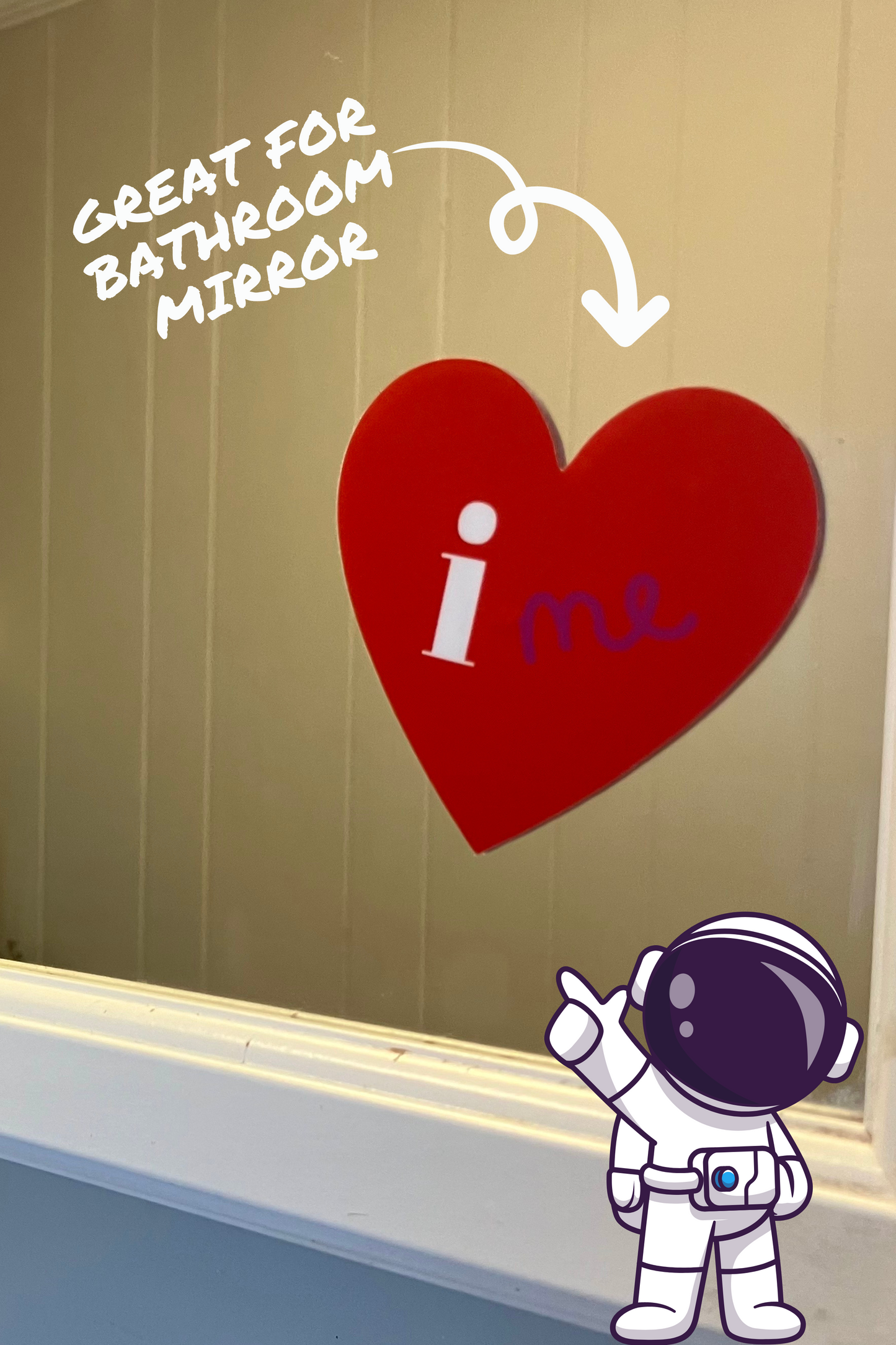 I HEART ME — STICKER